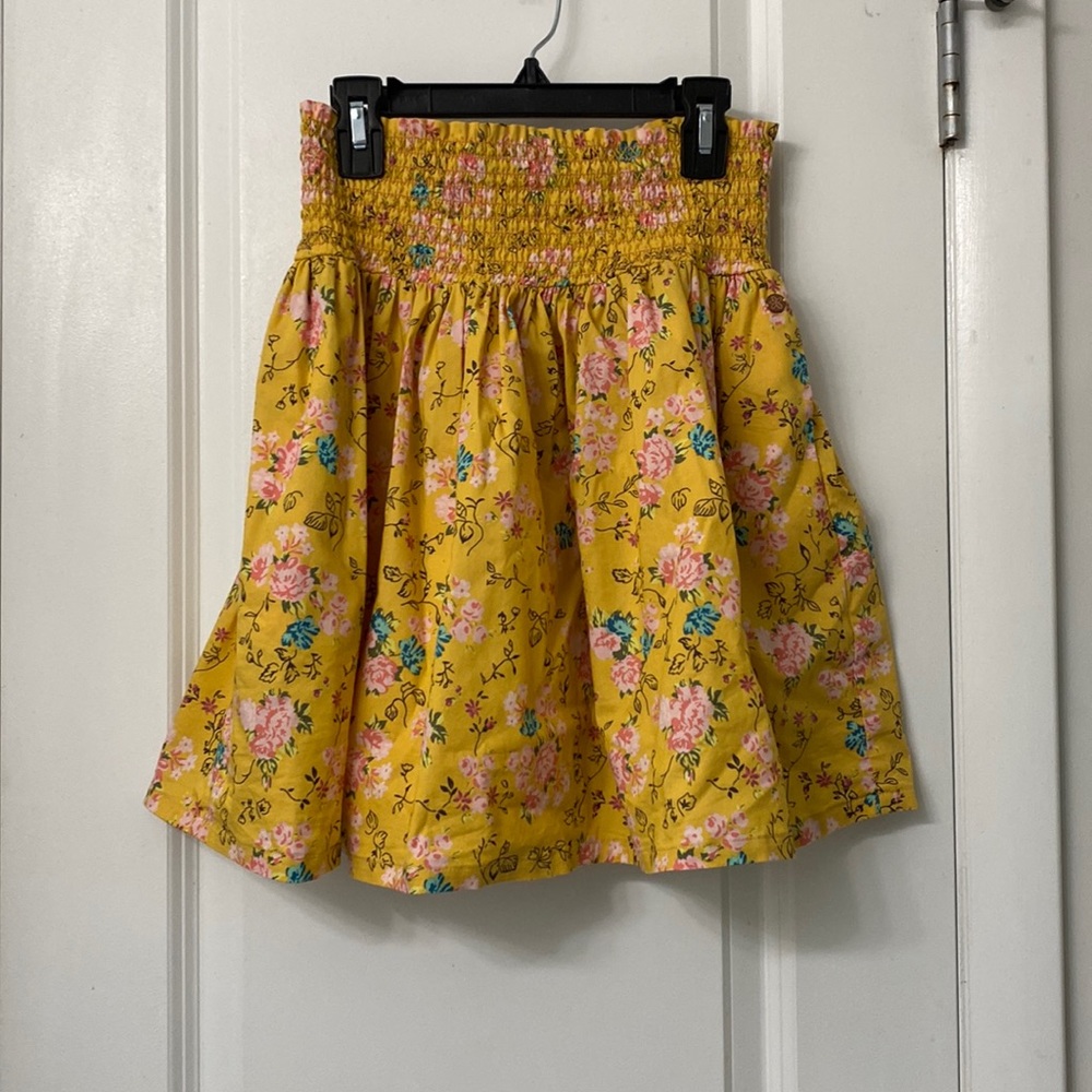 Matilda Jane 435 Avery Yellow Floral Skirt - Girls size 14
